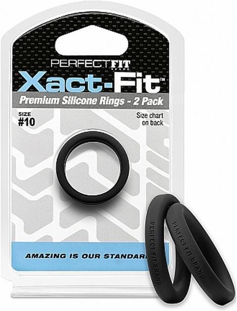 Produktbild PerfectFitBrand #10 Xact-Fit Cockring 2-Pack (2.50 cm)
