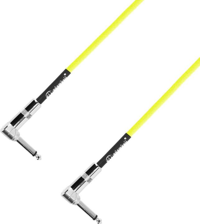 Produktbild Adam Hall 4 STAR IRR 0060 NEO SET - Pedalboard Patchkabel | 4er Set ® Winkelklinke TS | 0,6 m (0.60 m)