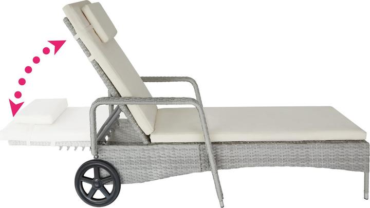 Image du produit tectake Chaise longue (200 cm)
