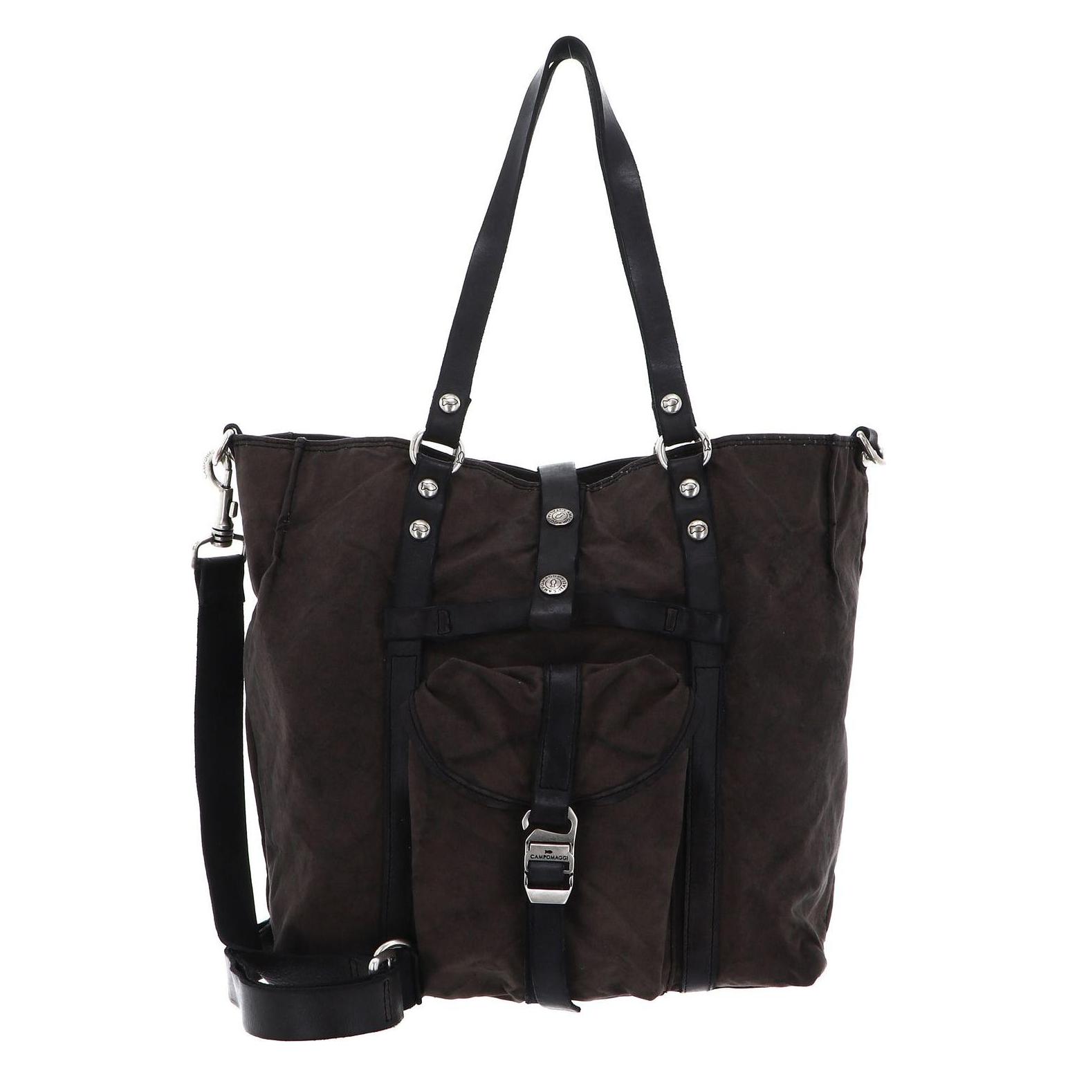 Campomaggi, Damen, Tasche, Saturno Shopping Bag, Grau