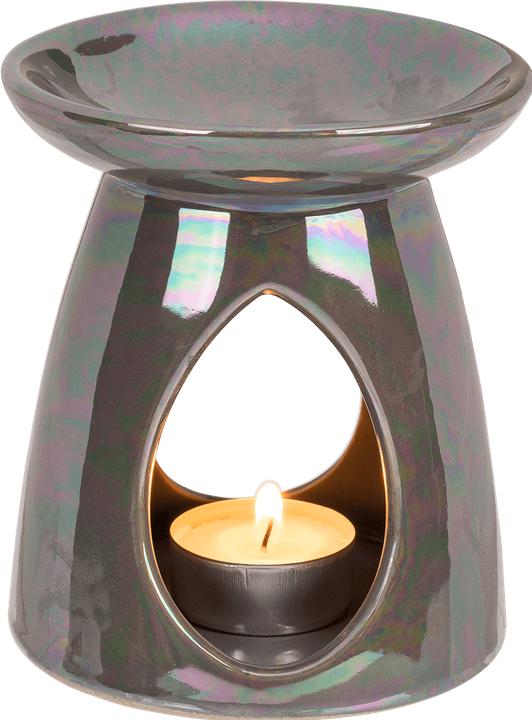 Produktbild Out of the blue Aromalampe perlmutt finish grau