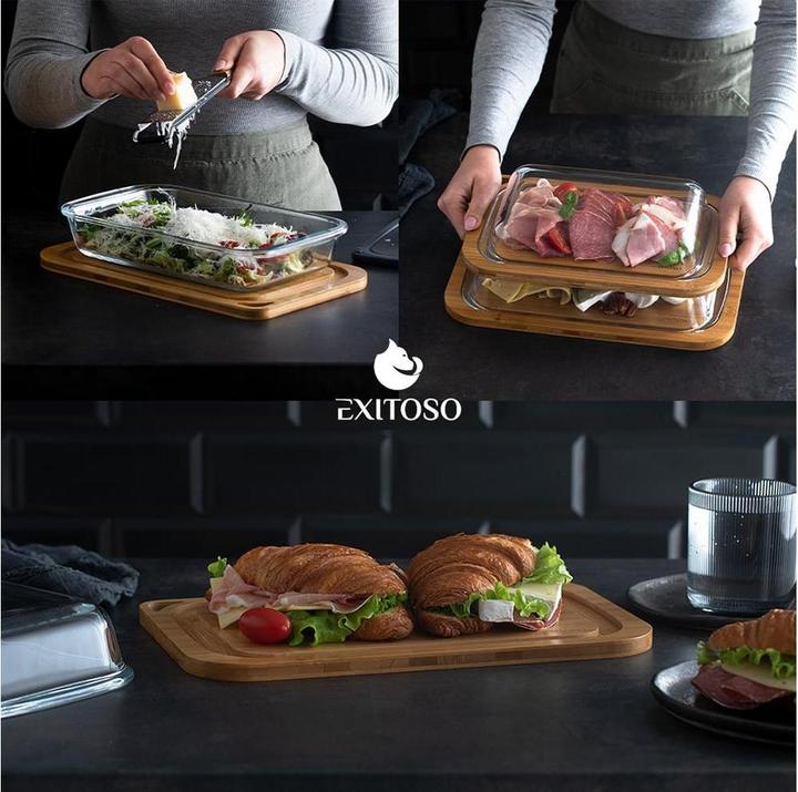 Actual product image Exitoso 2er-Set Aufschnittboxen (2.50 l)