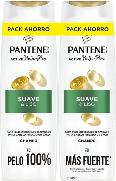 Immagine prodotto Pantene Soft & Smooth Shampoo Set 2 X 325 Ml (Shampoo liquido, 325 ml)