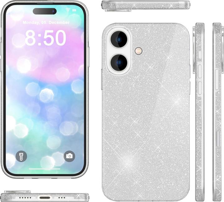 Image du produit Nalia Étui hybride pailleté (Apple iPhone 16 Plus)