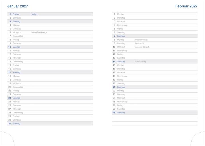 Nutritional values and ingredients Tages-Cheftimer A5, schwarz 2026 (A5)