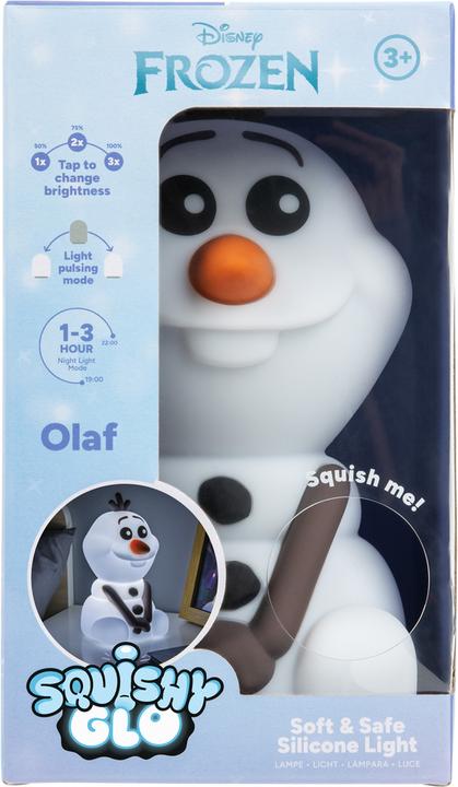 Actual product image Paladone Products Die Eiskönigin Völlig unverfroren Squishy Glo Silikon-Leuchte Olaf 15 cm