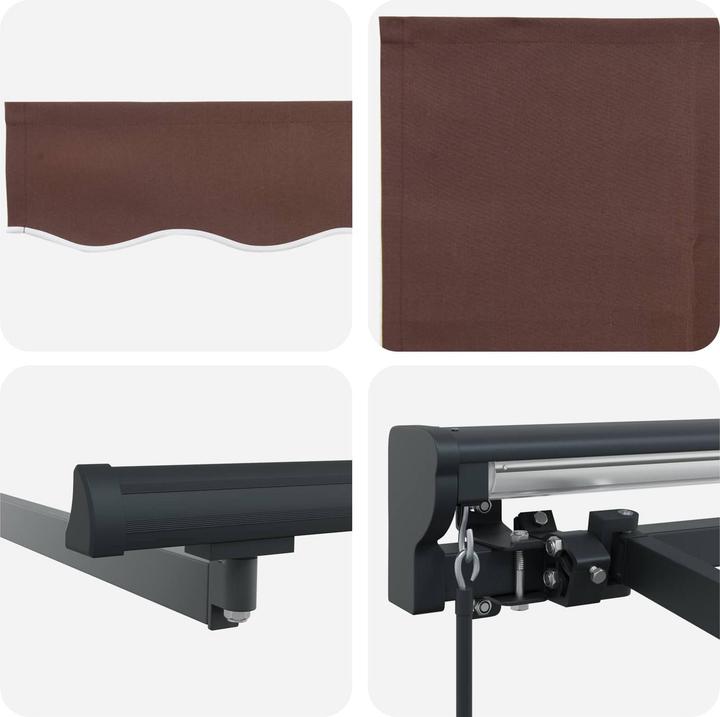 Actual product image vidaXL Einziehbare Markise (2.50 m)