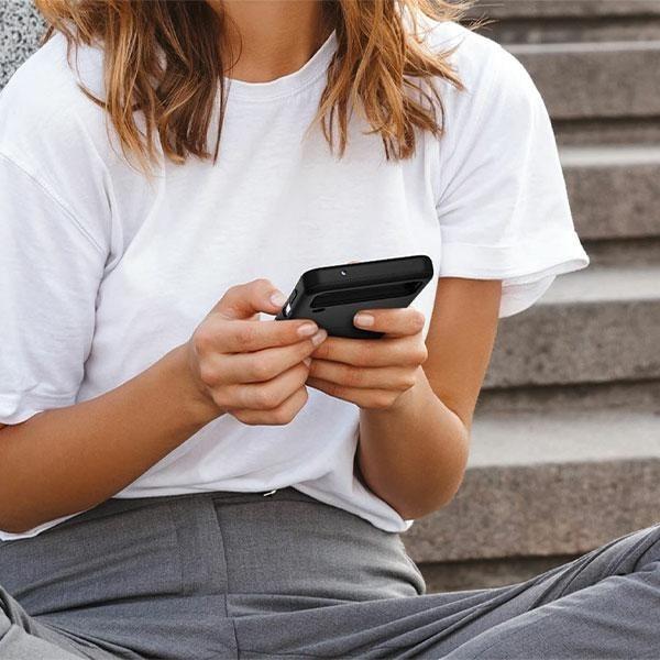 Produktbild PC Hard Bumper Sam Z Flip5 F731 czarny/black (Samsung Galaxy Z Flip5)