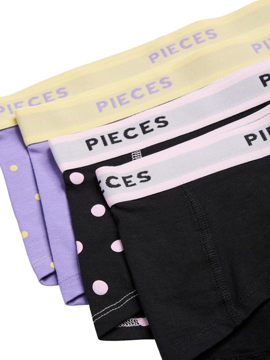 Produktbild Pieces PCLOGO LADY DOT 4er-Pack Boxershorts (XS, 4er Pack)