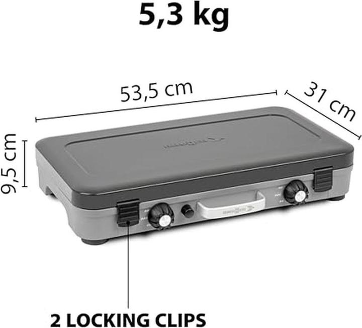 Produktbild Brunner Gaskocher Devil Kookmaster, 30 mbar, inkl. Grillplatten