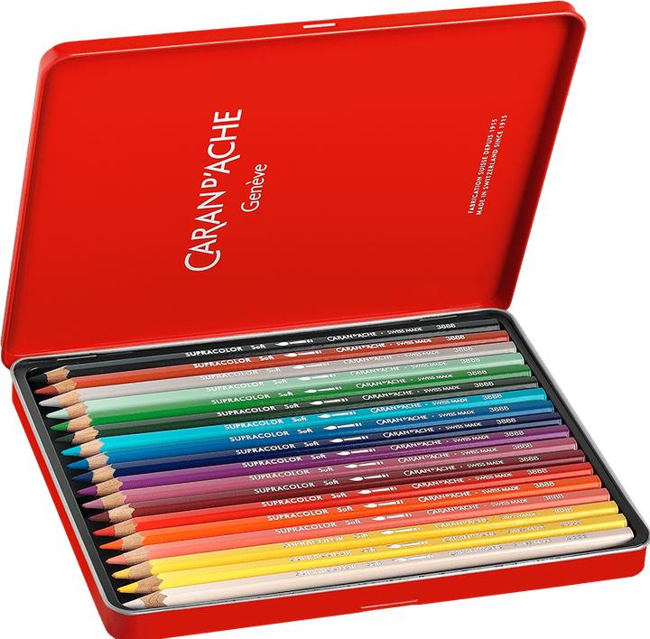 Actual product image Caran d'Ache Supracolor Aquarelle Metallschachtel Sonderedition (18x)