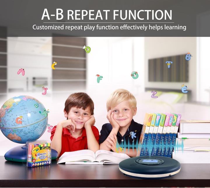 Produktbild Shenzhen Tragbarer CD-Player mit Bluetooth und Lautsprecher