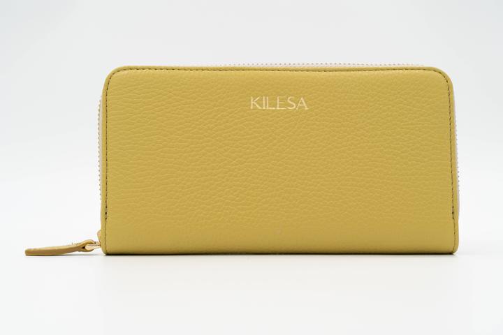 Kilesa ICON wallet large zip - Color Giallo Ocra