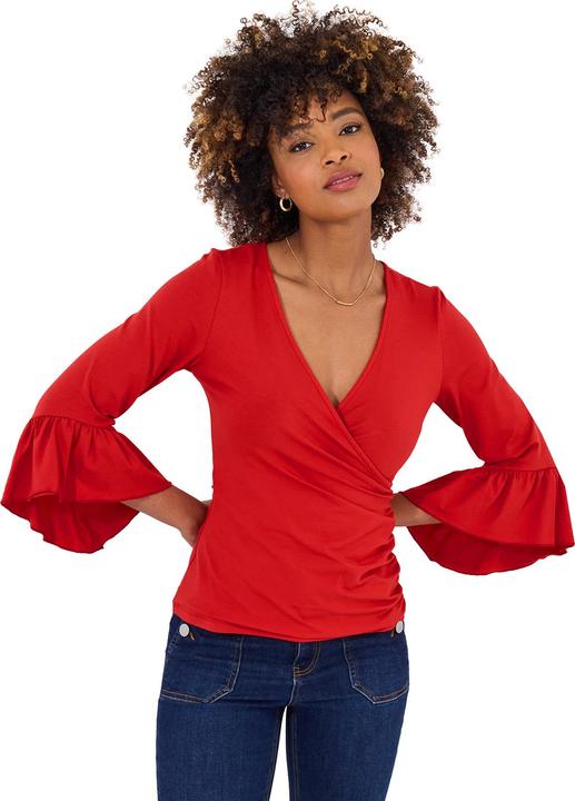 Produktbild Joe Browns Wrap Front Frill Sleeve Top (38)