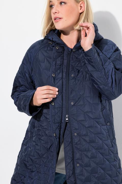 Image du produit Ulla Popken Manteau léger HYPRAR, capuche, déperlant (58)