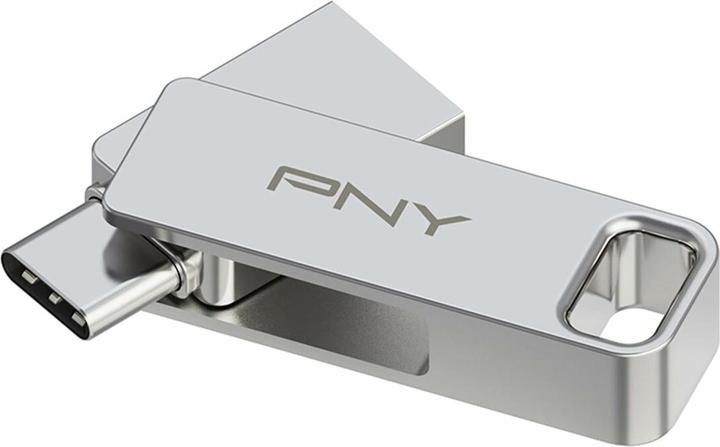 PNY USB flash drive 128GB DUO LINK USB 3.2 Type-C Dual Flash Drive retail (128 GB, USB-C)