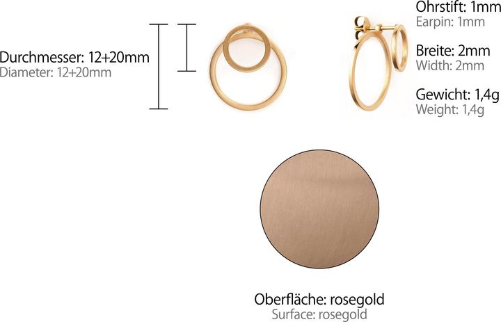 Produktbild Heideman Circle Ewiger Kreis silberfarbend glanzmatt (100% Edelstahl)