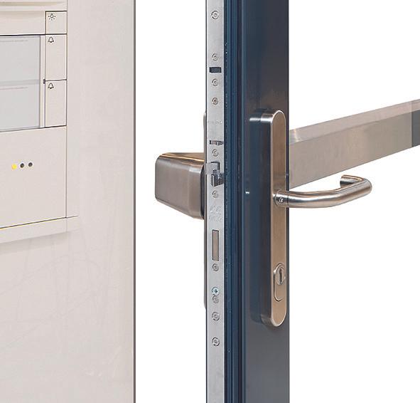 Actual product image effeff Self-locking anti-panic locks with handle control On