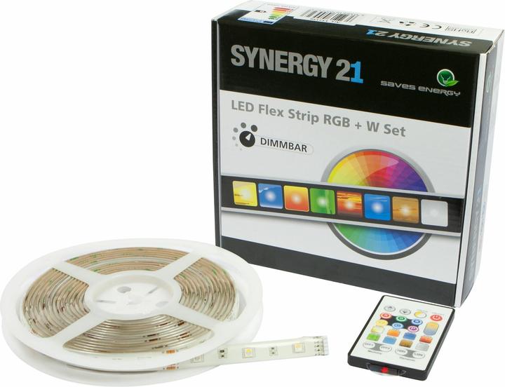 Produktbild Synergy 21 LED Flex Strip RGB-W DC12V KOMPLETT Set V2 (RGBW, 500 cm, Indoor)