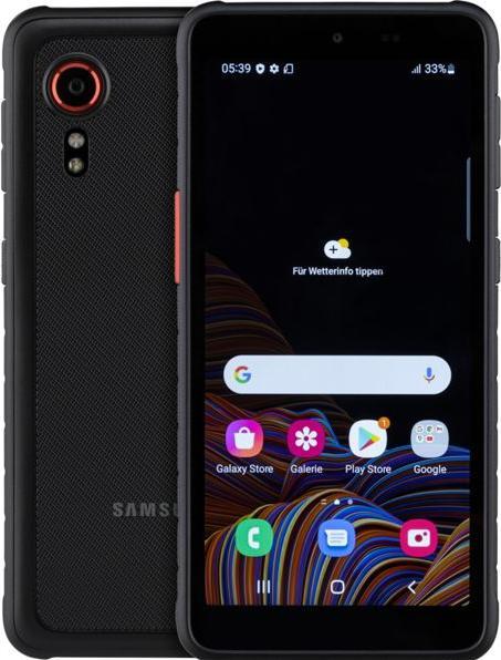 Actual product image Samsung Galaxy XCover 5 EE Enterprise Edition EU (64 GB, Black, 5.30", Hybrid Dual SIM, 16 Mpx, 4G)