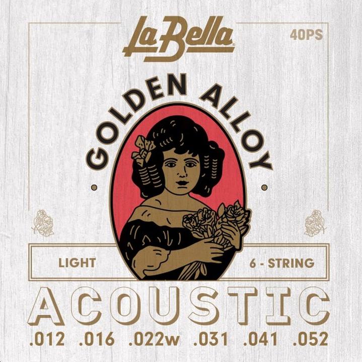 Actual product image La Bella 40PS Golden Alloy 012/052 (Guitar, 0.05")