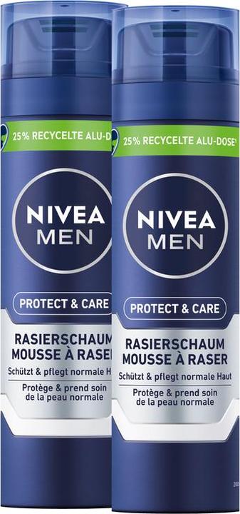 Immagine prodotto Nivea Men Protect & Care Rasierschaum DUO (400 ml)