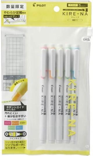 blasse Orange, Blassgrün, Blassrosa, Hellblau, Warm Grey