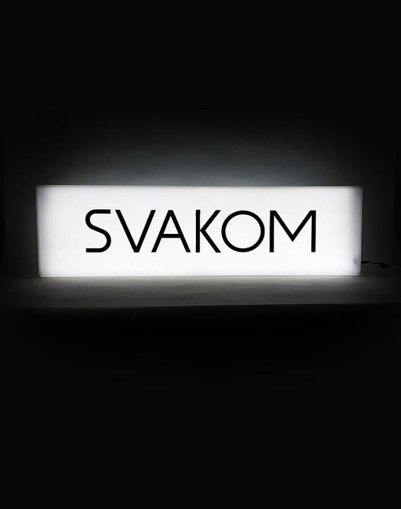 Svakom Grosse Leuchttafel mit Logo