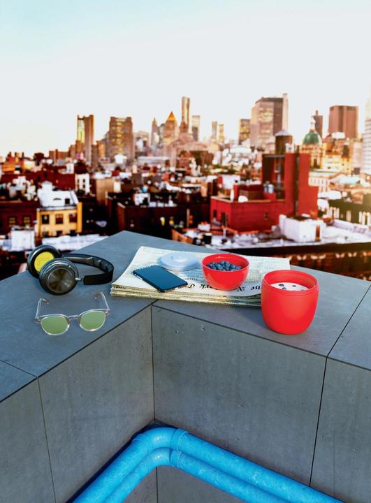 Produktbild Alessi Lunchbox FOOD À PORTER Hellblau