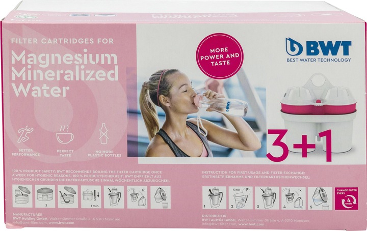 Produktbild BWT Filterkartuschen Magnesium Mineralized Water 3+1 Vorteilspack (4 x)