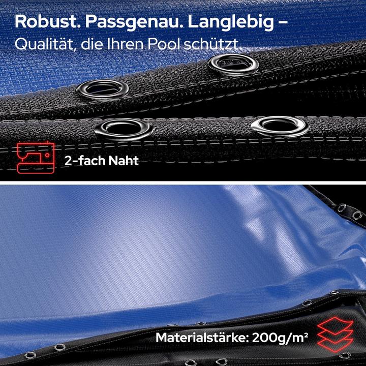 Actual product image Arebos Poolabdeckung