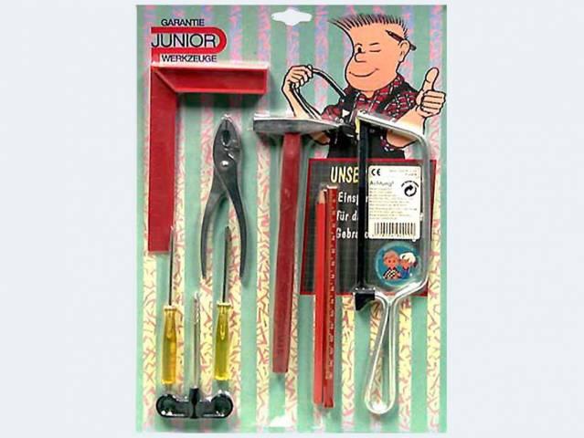 Actual product image Pebaro Peter 942 tool set in bag with 9 parts