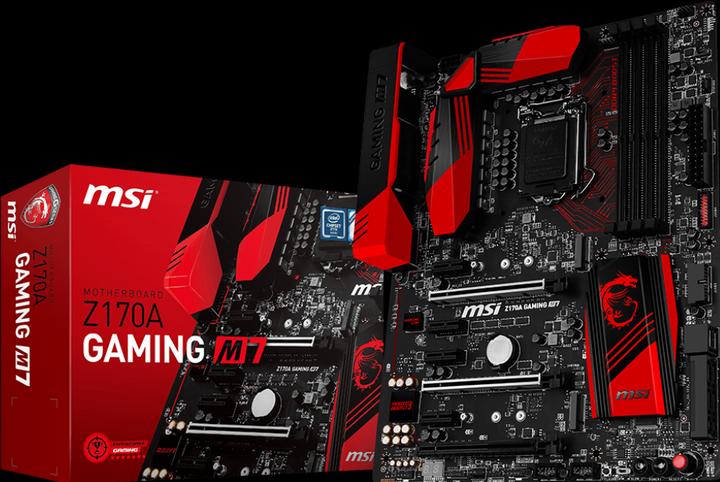Produktbild MSI Z170A Gaming M7 (LGA 1151, Intel Z170, ATX)
