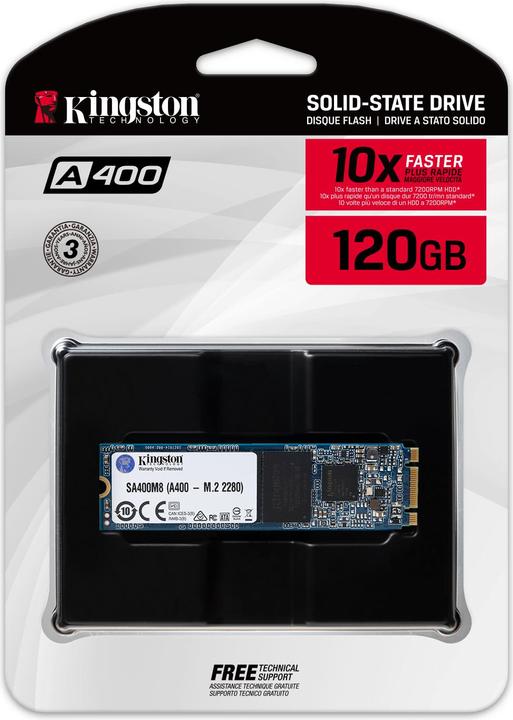 Actual product image Kingston A400 (120 GB, M.2 2280)