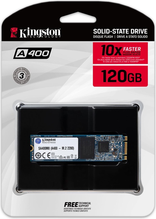 Actual product image Kingston A400 (120 GB, M.2 2280)