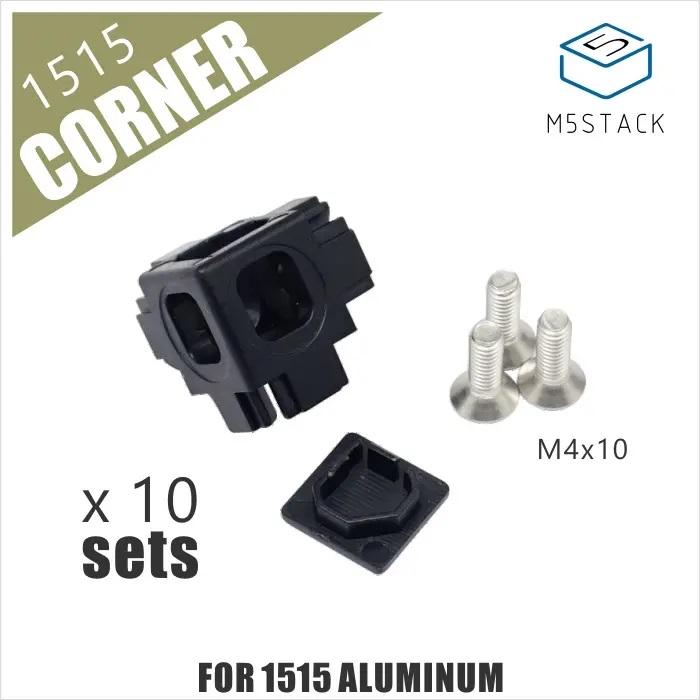 Actual product image M5Stack 10 pieces 3-sided corner connectors for 1515 aluminium profile