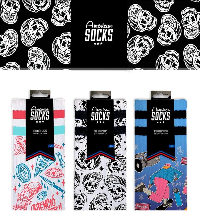 Immagine prodotto American Socks Calzini Skater in confezione regalo (36 - 41)