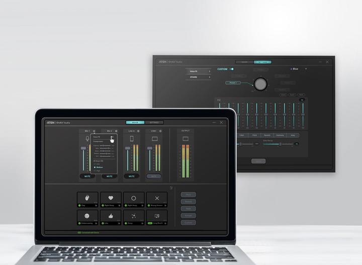 Produktbild Aten UC8000 Podcast AI Audio Mixer MicLIVE 6-CH (Studio- und Livemixer)