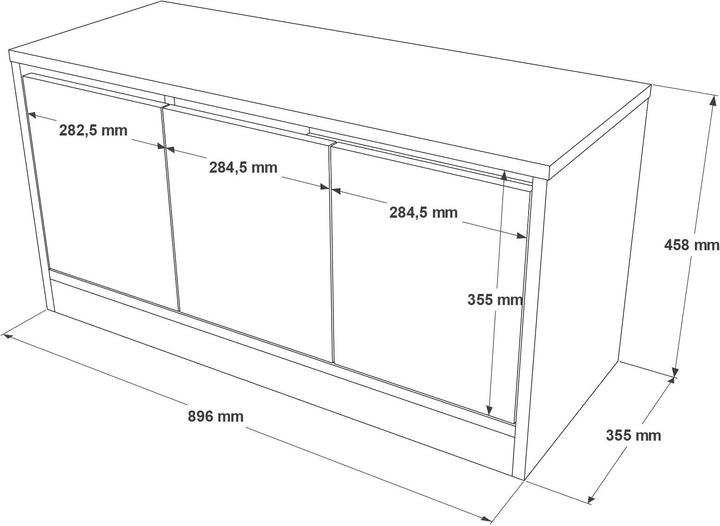 Immagine prodotto Skye Decor Cory (89.60 x 35.50 x 45.80 cm)
