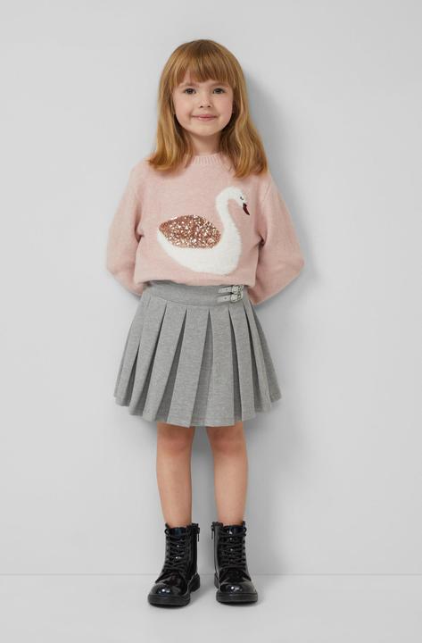 Produktbild s.Oliver Strickpullover Weicher Strickpullover mit Pailletten (104, 110)