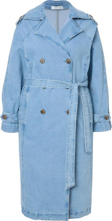 Produktbild Studio Untold Jeans-Trenchcoat, A-Linie, Revers, Bindegürtel (50, 52)