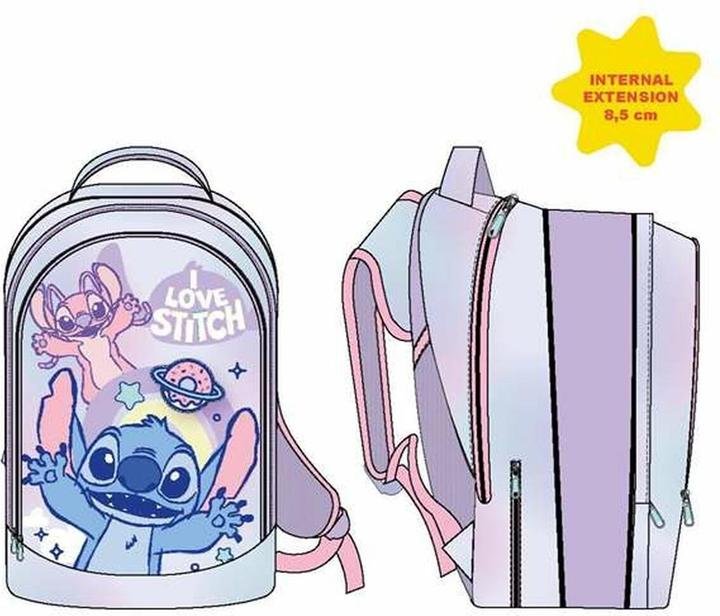 Produktbild Stitch Schulrucksack Lila 41 Cm