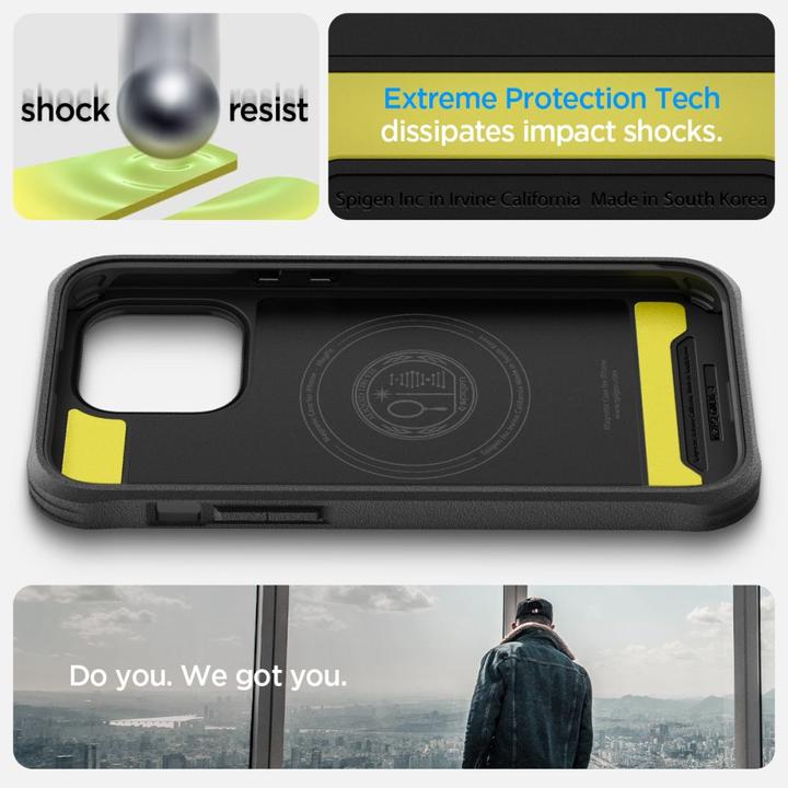 Actual product image Spigen Geo Armor 360 Mag Magsafe Iphone 14 Pro Black (Apple iPhone 14 Pro)