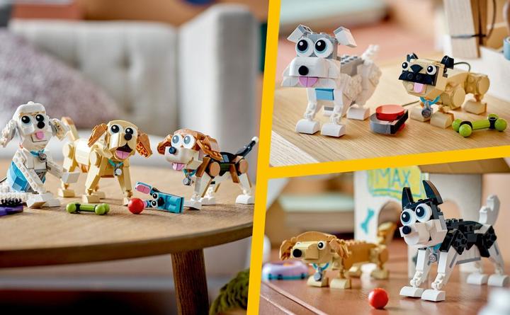 Actual product image LEGO Cute dogs (31137, LEGO Creator 3-in-1)