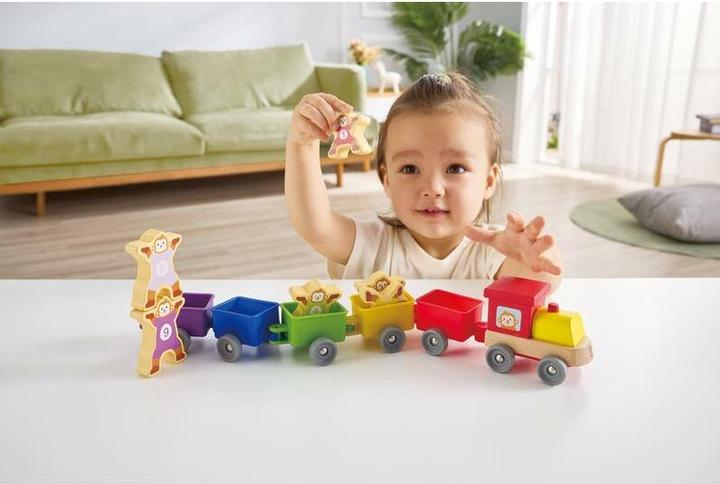 Produktbild Hape Äffchen und Zahlen-Spielzeugzug