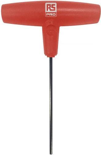 Actual product image RS PRO T-Handle Hexagon Key, 3mm
