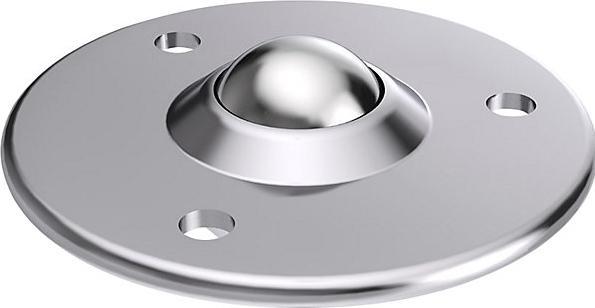 Immagine prodotto kaiserkraft Rotella a sfera con alloggiamento in lamiera d'acciaio incassato