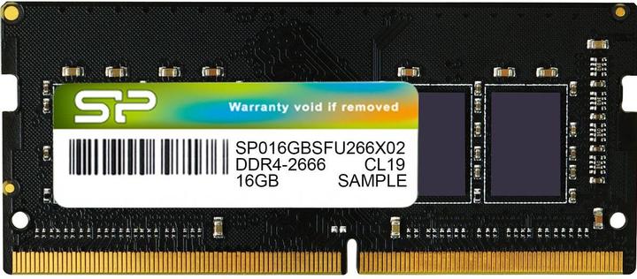 Produktbild Silicon Power SP016GBSFU266X02 Speichermodul GB DDR4 (1 x 16GB, 2666 MHz, DDR4-RAM, SO-DIMM)