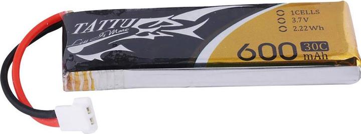 Produktbild Tattu RC-Akku LiPo 600 mAh 3.7 V 30C (3.70 V, 600 mAh)