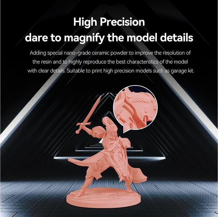 Produktbild Creality High Precision Model Resin - Clay Red - 1kg (Orange, 1200 g)